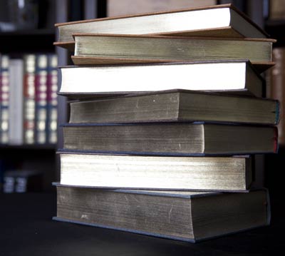 stack of books